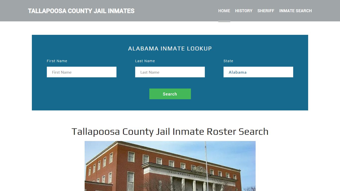 Tallapoosa County Jail Inmate Roster Lookup, Dadeville, AL